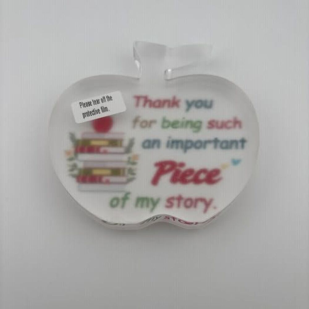 Apple Shaped Teacher Appreciation Gift